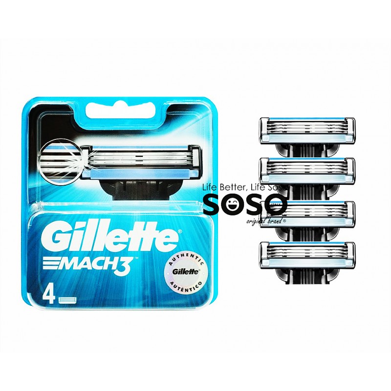 Gillette ricambio MACH3 da 4 ric - 1