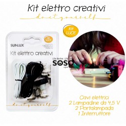 Kit creativo elettrico | kit luce con interruttore