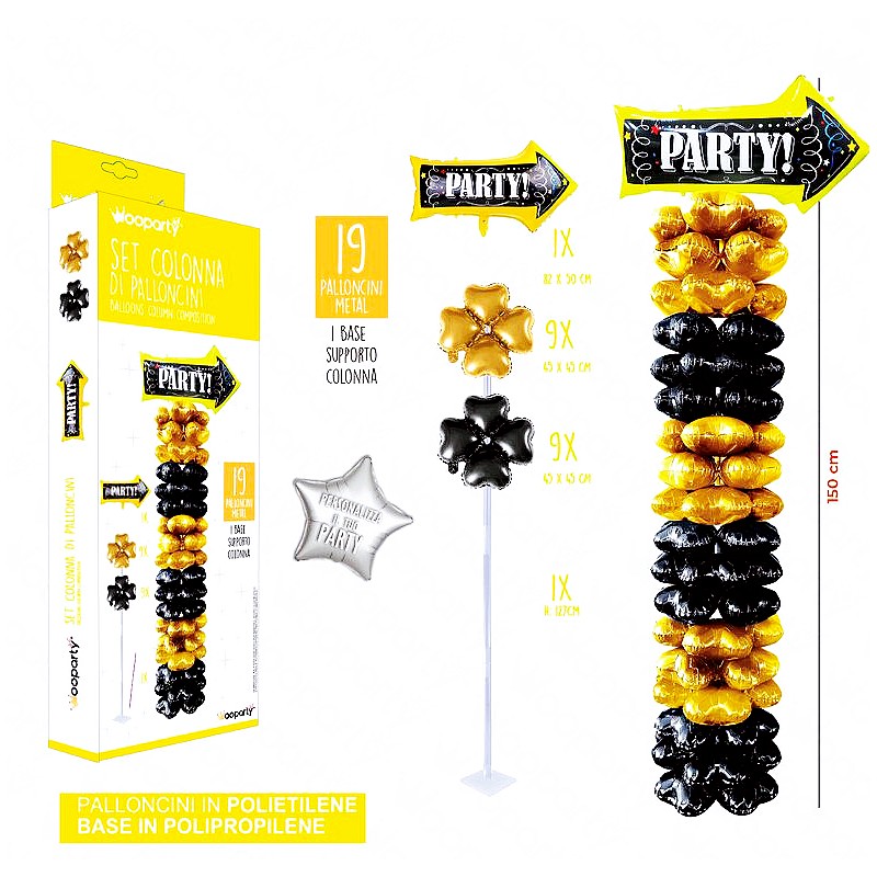 Set colonna di palloncini party 19pcs ass. - 1