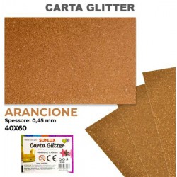 Carta Glitter ARANCIONE...