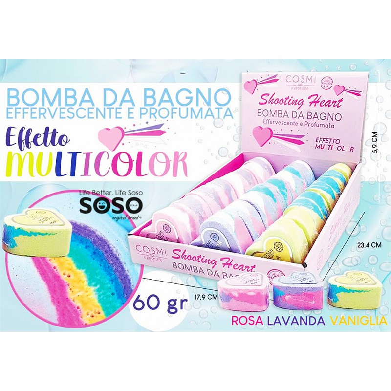 Bomba da bagno shootin hearth 60gr - 1