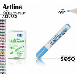Artline T-shirt marker tessuto azzurro - 1