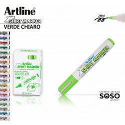 Artline T-shirt marker tessuto verde chiaro - 1