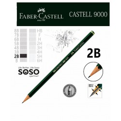 Faber-Castell castell 9000 matita di grafite 2B - 1