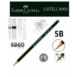 Faber-Castell castell 9000 matita di grafite 5B - 1