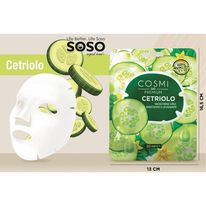 Maschera viso cetriolo 25ml - 1