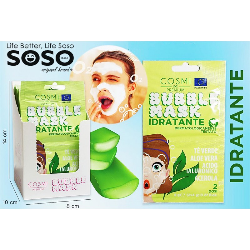 Bubble mask idratante 2 dosi 8ml - 1