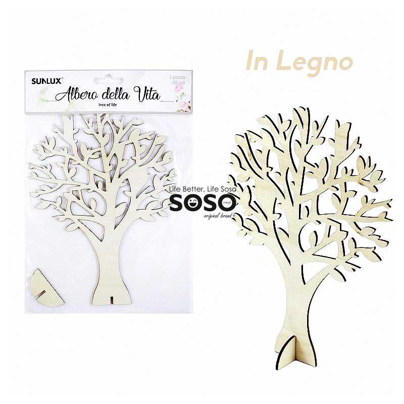 Albero della vita in legno altezza 20cm - 1