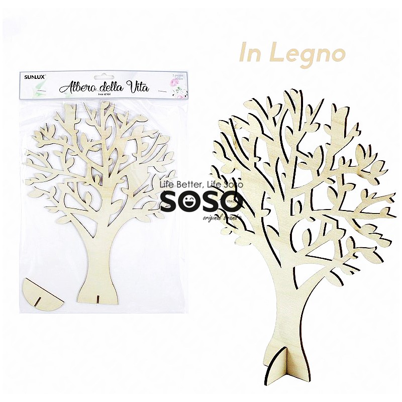 Albero della vita in legno altezza 30cm - 1