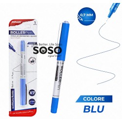 Roller pen inchiostro liquido blu 0.7mm - 1