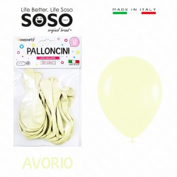 Palloncini latex balloons avorio dimensione 10' circa 26cm - 1