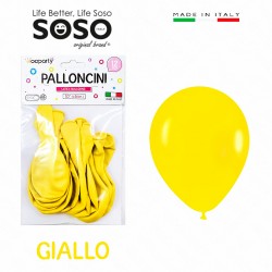 Palloncini latex balloons giallo dimensione 10' circa 26cm - 1