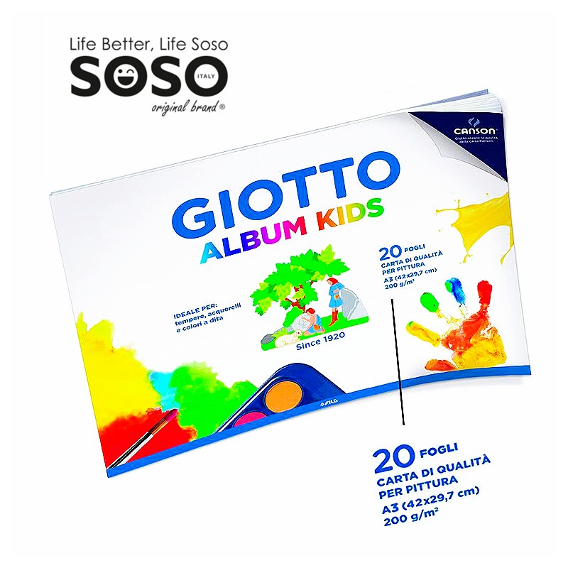 Giotto album pittura kinds a3 20ff 200g - 1