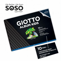 Giotto album kinds nero a4 10ff 220g - 1