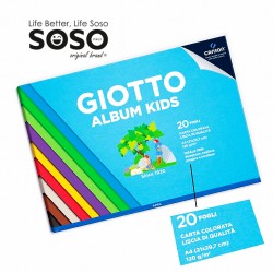 Giotto album colorato kinds a4 20ff 120g - 1