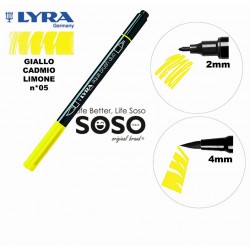 Lyra aqua brush duo marcatore n.05 giallo cadmio limone - 1