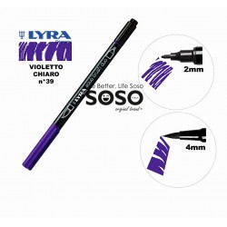 Lyra aqua brush duo marcatore n.39 violetto chiaro - 1