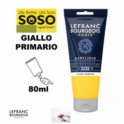 LEFRANC BOURGEOIS acrilico fine 80ml giallo primario - 1
