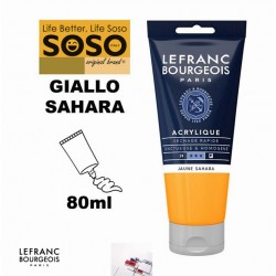LEFRANC BOURGEOIS acrilico fine 80ml giallo sahara - 1