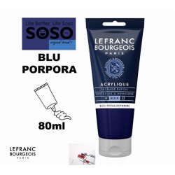 LEFRANC BOURGEOIS acrilico fine 80ml blu porpora - 1