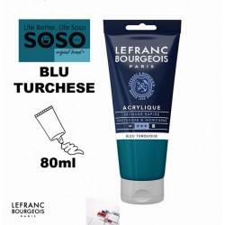 LEFRANC BOURGEOIS acrilico fine 80ml blu tuechese - 1