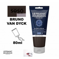 LEFRANC BOURGEOIS Acrilico fine 80ml bruno van dyck - 1