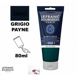 LEFRANC BOURGEOIS Acrilico fine 80ml grigio payne - 1