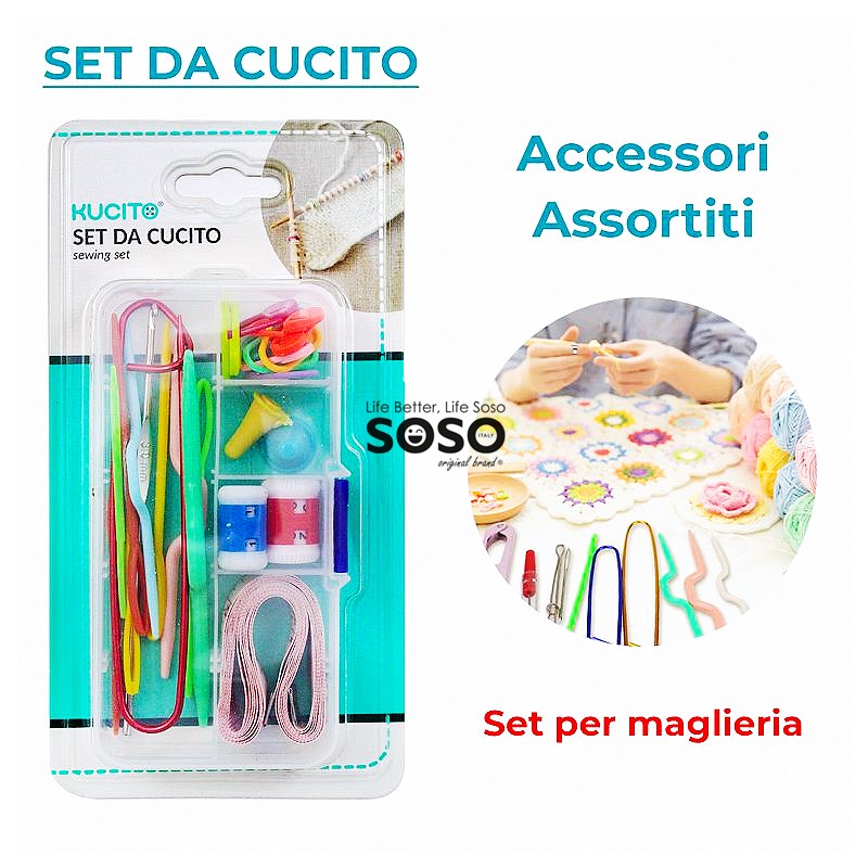 Set da cucito per maglieria assortiti