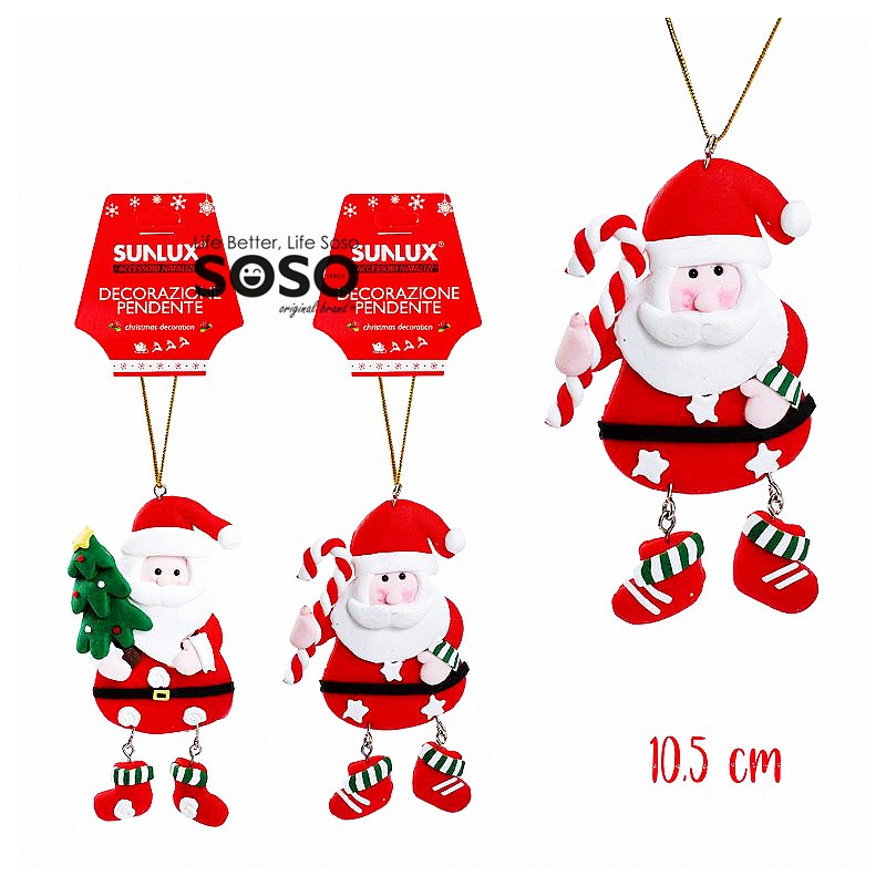 Decorazione pendente natale 10.5cm - 1