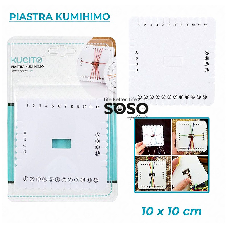 Piastra kumihimo 10x10cm - 1