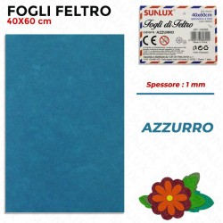 Foglio Feltro 60x40cm,...