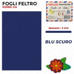Foglio Feltro 60x40cm, Blu...