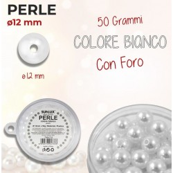 Perle con foro 12 mm - 50 gr