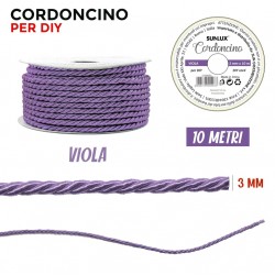Cordoncino Viola 3 mm X 10 m