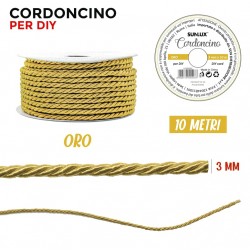 Cordoncino Oro 3 mm X 10 m