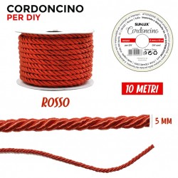 Cordoncino Rosso 5 mm X 10 m