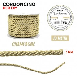 Cordoncino Champagne 5 mm X...