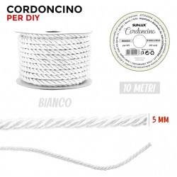 Cordoncino Bianco 5 mm X 10 m