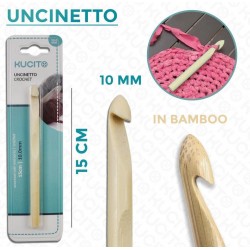 Uncinetto in bamboo 1,0 -...