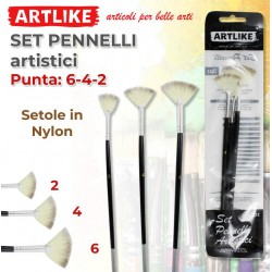 Set 3 Pennelli Artistici -...