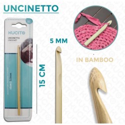 Uncinetto in bamboo 5.0 -...