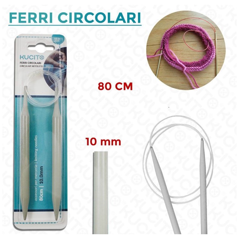 Ferri circolari 0.8 - lunghezza 80 cm