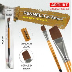 Pennello per pittura olio ed acrilico punta 22 - Serie 5004 - Artlike