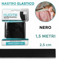 Nastro elastico Nero - h...