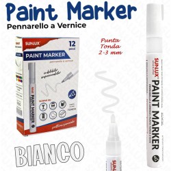 Paint Marker Bianco,...