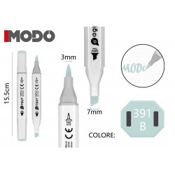 Marker Colore 391 B doppia punta 3mm 7mm - MODO - 1