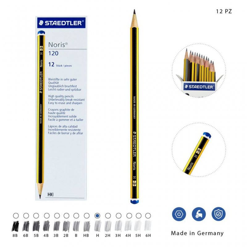 Staedtler Matita Grafite Noris H3 - 1