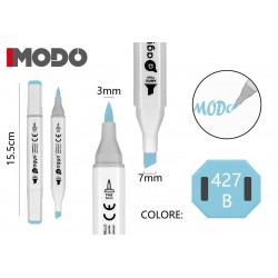 Marker Colore 427 B doppia punta 3mm 7mm - MODO - 1