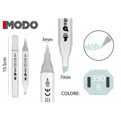 Marker Colore 390 B doppia punta 3mm 7mm - MODO - 1