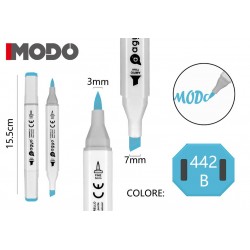 Marker Colore 442 B doppia punta 3mm 7mm - MODO - 1